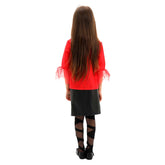 Kids Children Movie Joker 2 Joker: Folie à Deux (2024) Harley Quinn Red Suit Outfits Cosplay Costume Halloween Carnival